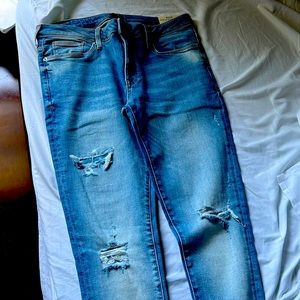 Ollie Spray on Skinny Jeans Stretch by River Island. W34/L32 EUR W86 UK 34R.